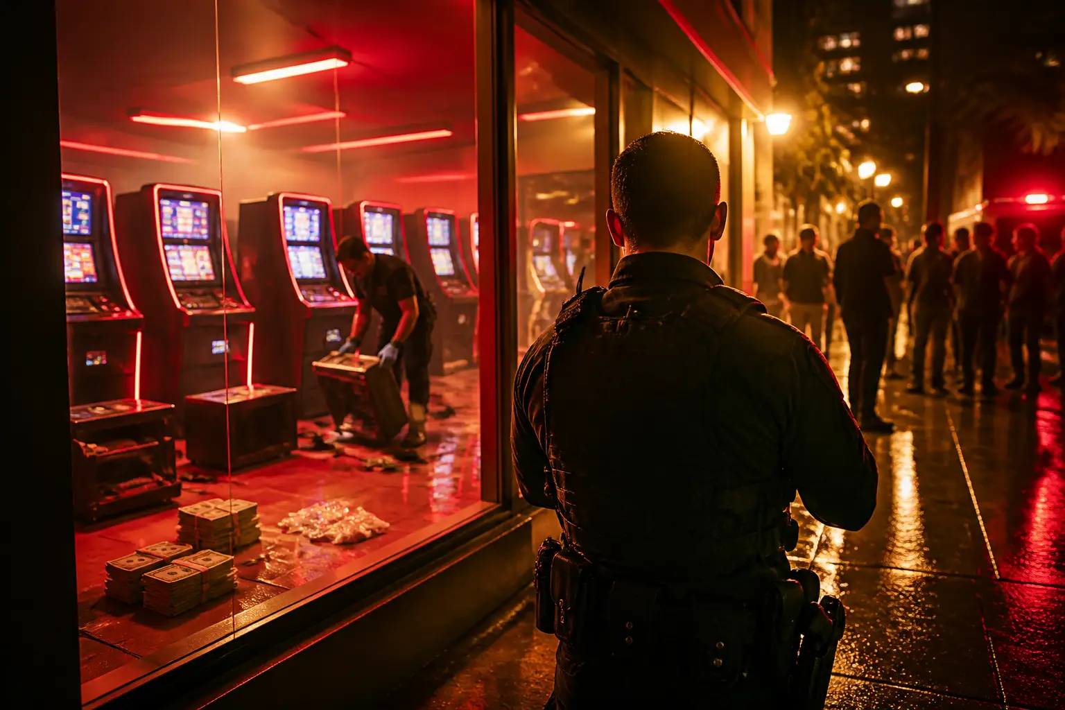 Illegales Spielzimmer in Honolulu ausgehoben: Polizei beschlagnahmt Bargeld und Geräte